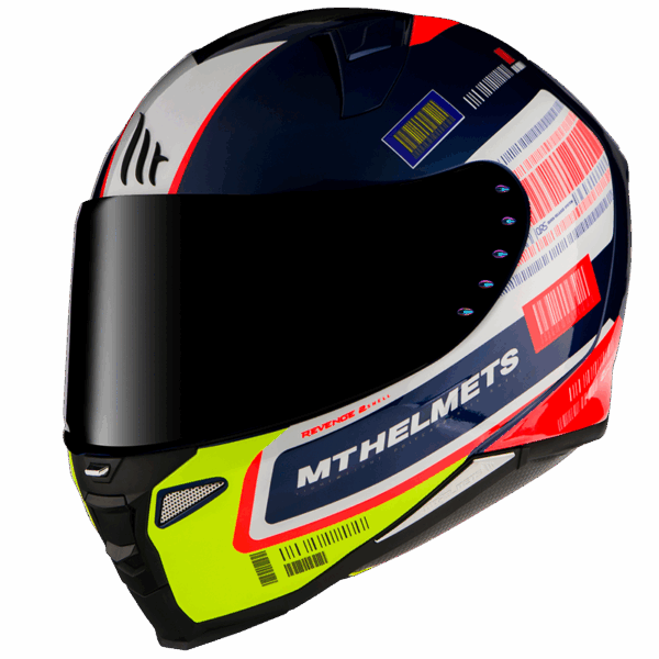 CASCO INTEGRALE REVENGE 2 RS A0 GLOSS PEARL BLUE