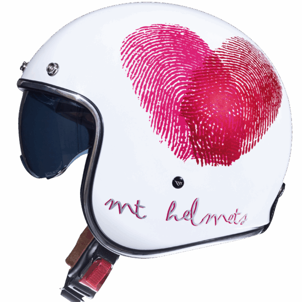 CASCO JET LE MANS 2 SV LOVE A0 GLOSS PEARL PINK