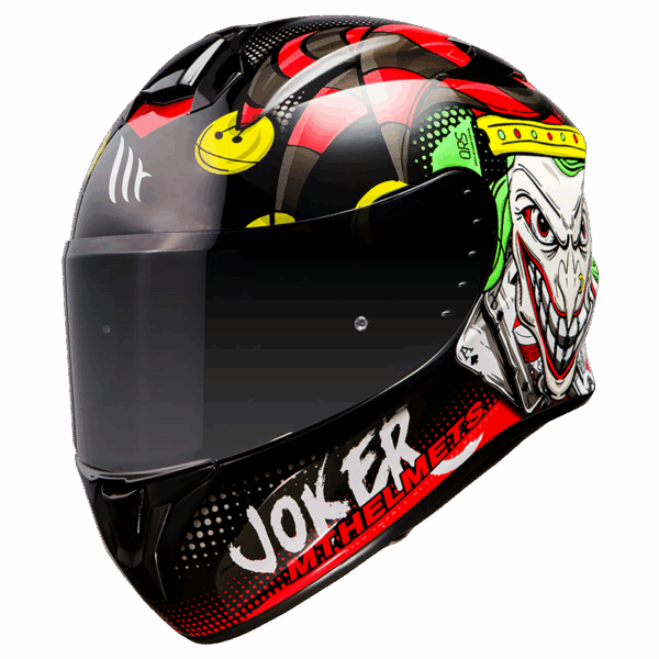 CASCO INTEGRALE TARGO JOKER A1 GLOSS BLACK