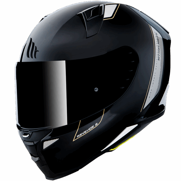 CASCO INTEGRALE REVENGE 2 SV SOLID A11 GLOSS BLACK