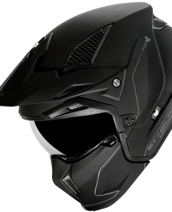 CASCO TRIAL SMONTABILE STREETFIGHTER SV SOLID A1 MATT BLACK