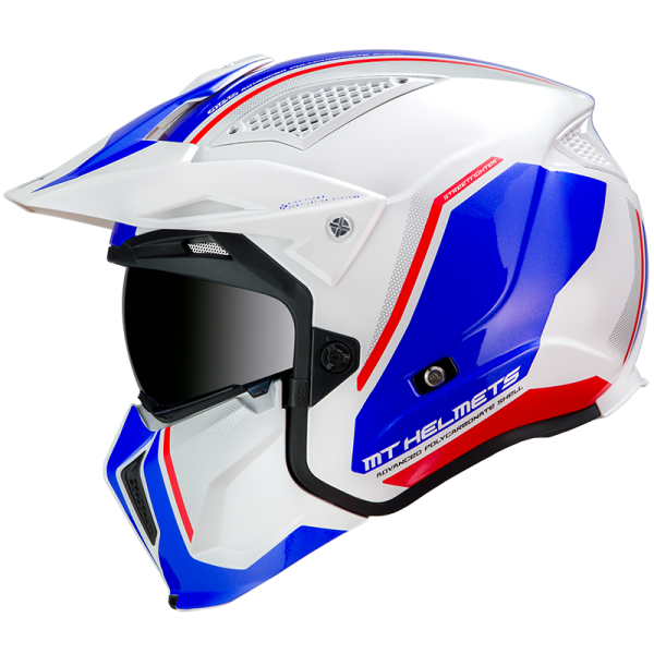 CASCO TRIAL SMONTABILE STREETFIGHTER SV TWIN B7 GLOSS PEARL BLUE