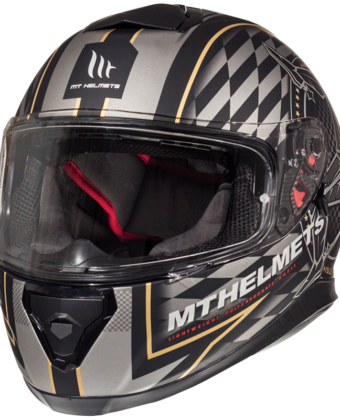 CASCO INTEGRALE THUNDER 3 SV ISLE OF MAN MATT BLACK GOLD