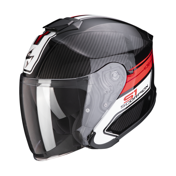 CASCO JET EXO-S1 CROSS-VILLE BLACK RED
